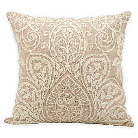 Kathy Ireland Medallion Lace Square Throw Pillow - Bed Bath & Beyond
