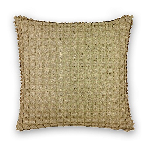 Rose Tree Norwich Crochet Lace Square Throw Pillow in Mushroom - Bed Bath & Beyond