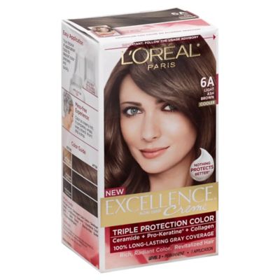 L'Oreal® Paris Excellence® Crème Triple Protection Hair Color in 6A ...