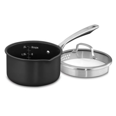 cuisinart saucepan quart dsi anodized induction ready grey hard
