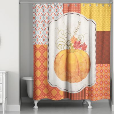 Autumn Pumpkin Shower Curtain - Bed Bath & Beyond