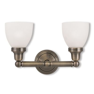 Buy Classic 2Light Bath Fixture in Antique Brass from Bed Bath \u0026 Beyond