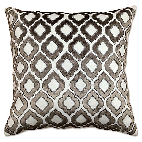 Moroccan Velvet Applique Throw Pillow - Bed Bath & Beyond