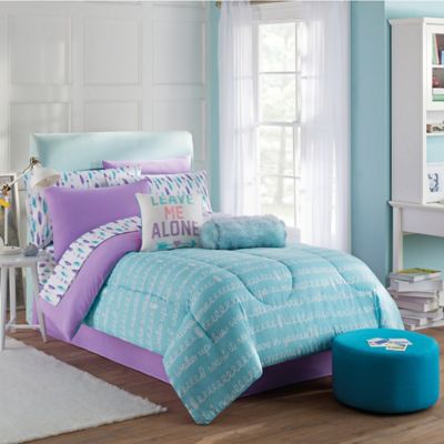 claudette comforter set in purple/blue  bed bath  beyond