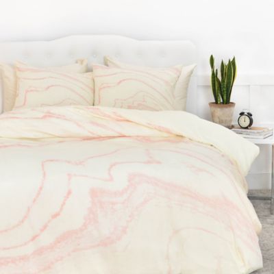 design bedding marble Designs Deny  Rebecca Blush Cover Allen  Bed Duvet Marble