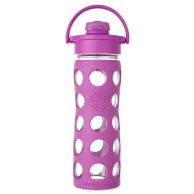 Lifefactory®Glass Water Bottle with Flip Cap - Bed Bath & Beyond