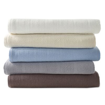 Eddie Bauer® Herringbone Cotton Blanket - Bed Bath & Beyond