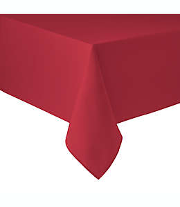 Mantel de poliéster Simply Essential™ Essentials de 1.77 m color rojo