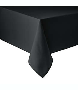 Mantel de poliéster Simply Essential™ Essentials liso de 1.77 m color negro