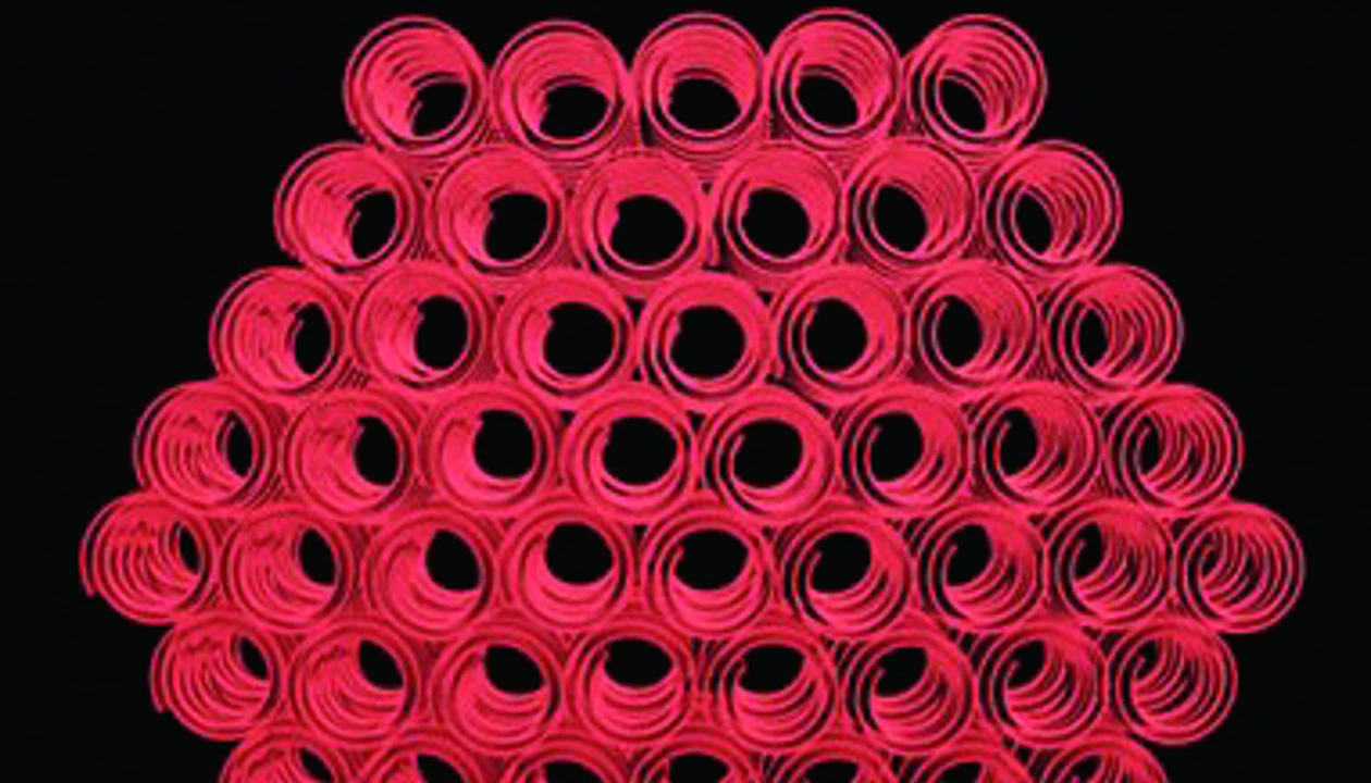 Thin Inorganic Ribbons Coil And Flex