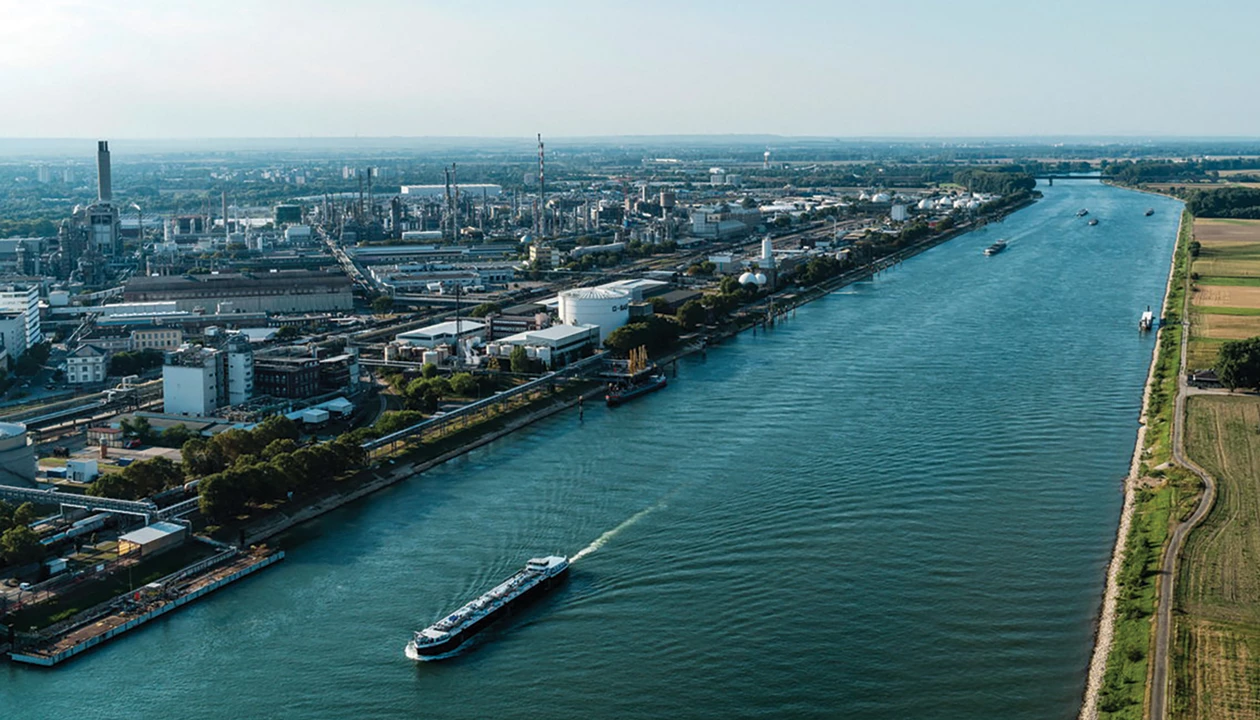 Low-flowing Rhine shuts BASF plant