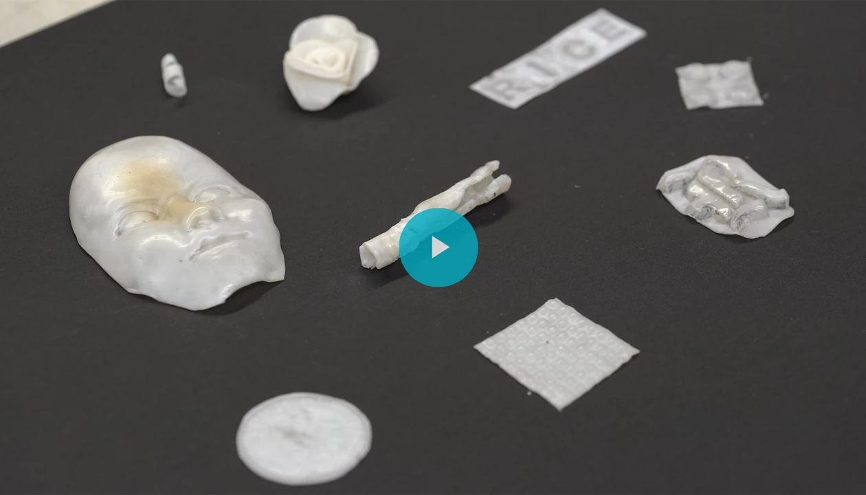 Programmable polymer forms complex shapes, no calculations required