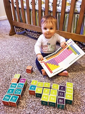 Periodic table hot sale baby blocks