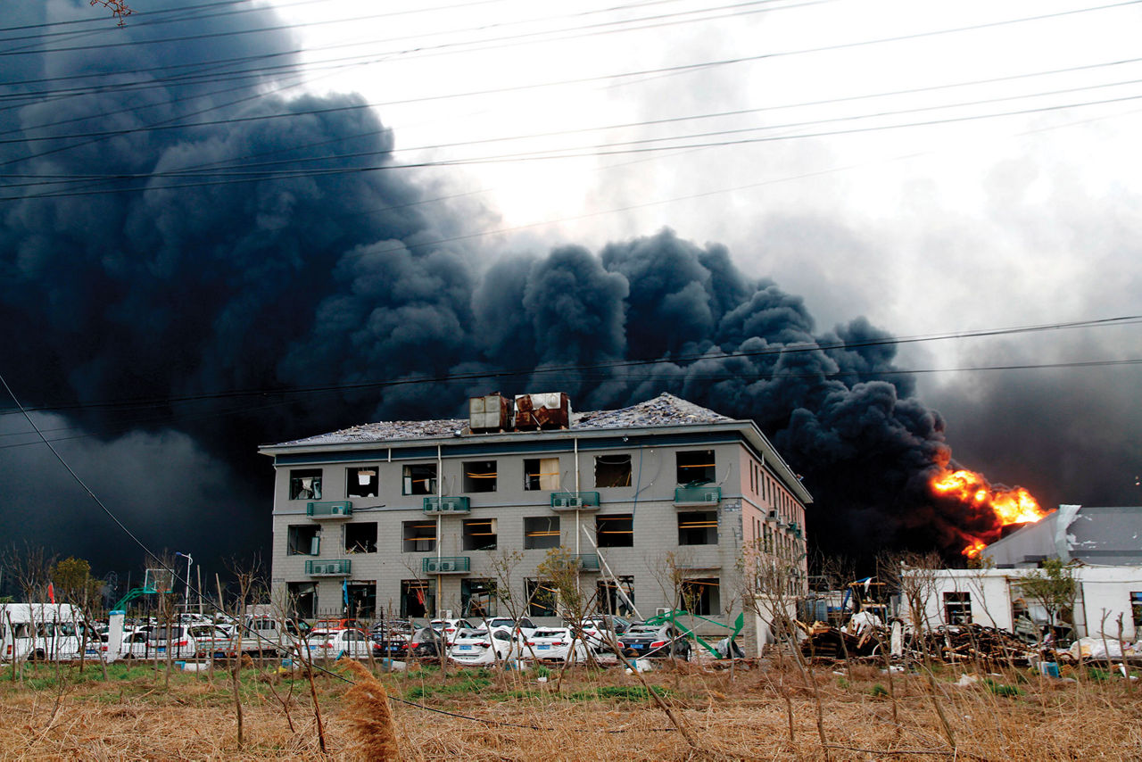 Chemical blast kills dozens in China