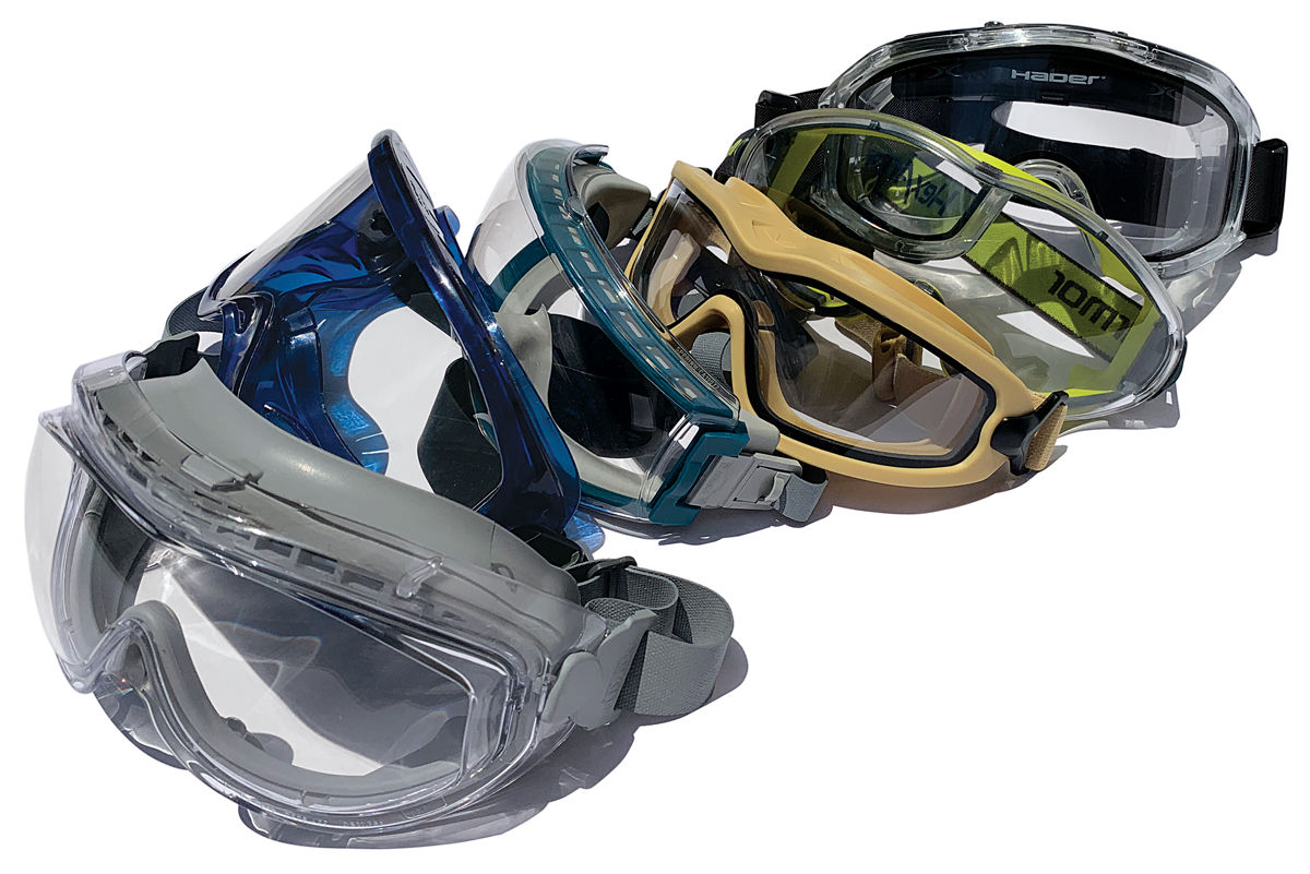 Lab goggles for store glasses wearers