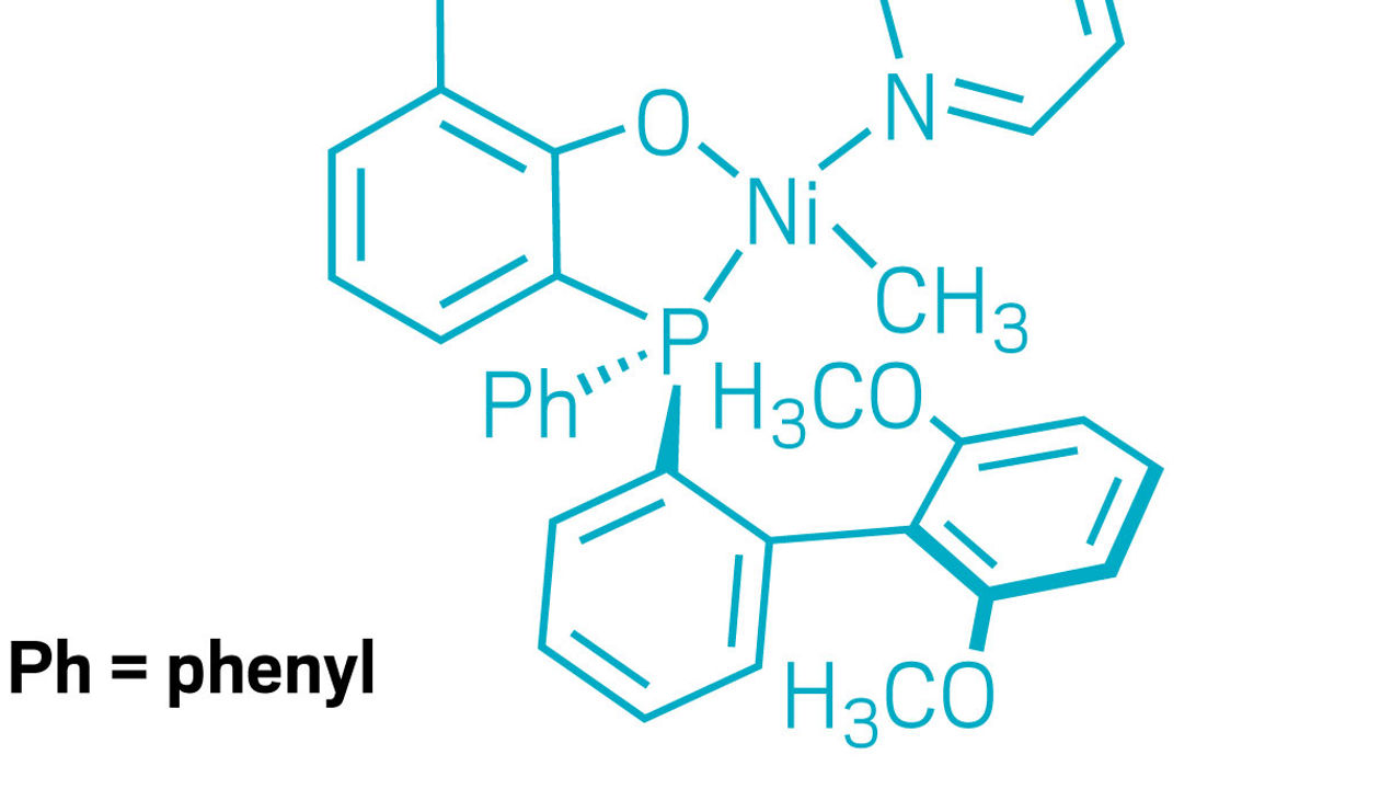 Nickel catalysts build polyethylene-like materials that photodegrade