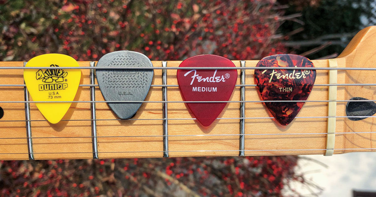 A guitarist puts picks to the test