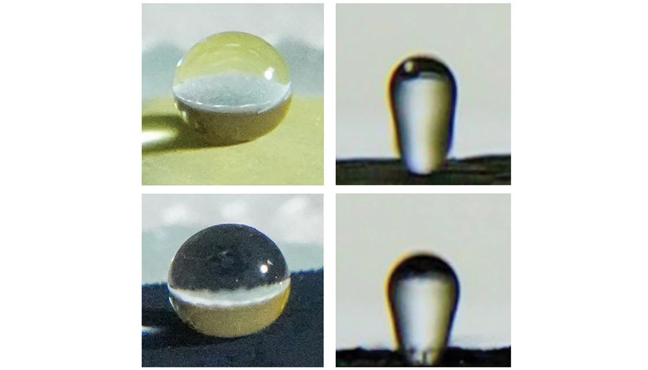 A simple route to water-repellent graphene