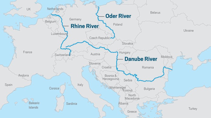 oder river map