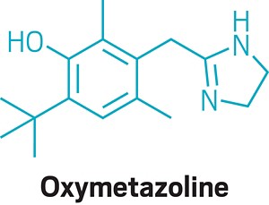 Structure of oxymetazoline.