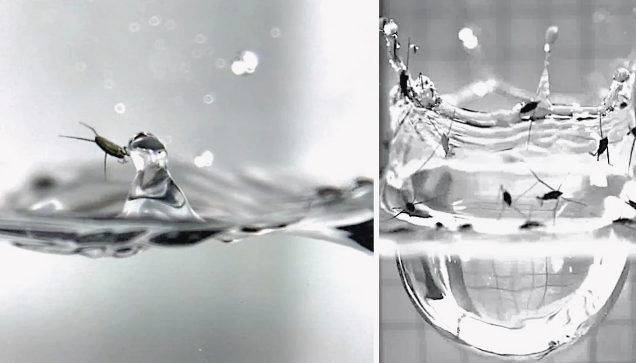 Water-bombed insects and carrots that curl