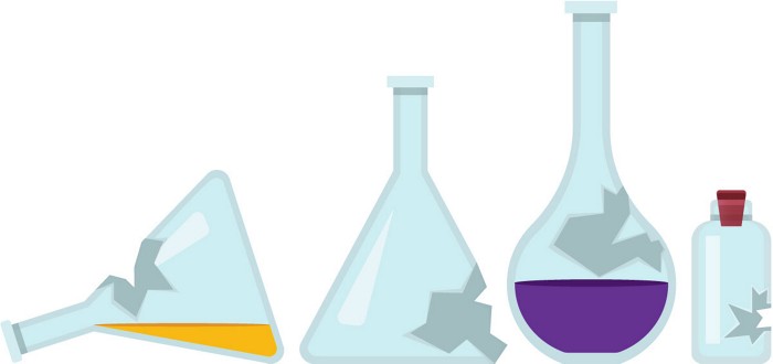 Image of broken glass. 