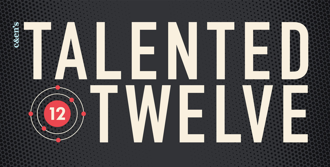 A logo that says "C&EN's Talented twelve."