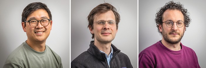 Headshots of four people looking at the camera.