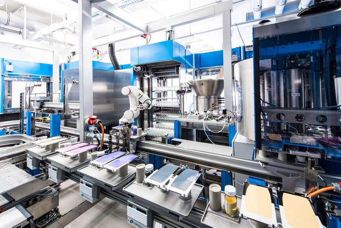 Evonik Industries' automated lab in Germany.