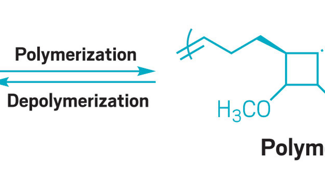 Chemists make a recyclable polymer with the help of ring strain