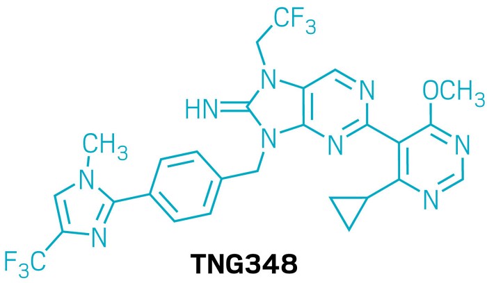 Chemical structure of TNG348.