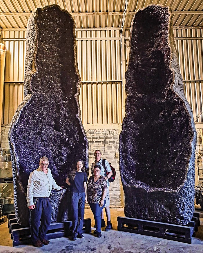 Uruguay's giant amethyst geodes may have grown from groundwater