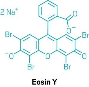 The structure of eosin Y.
