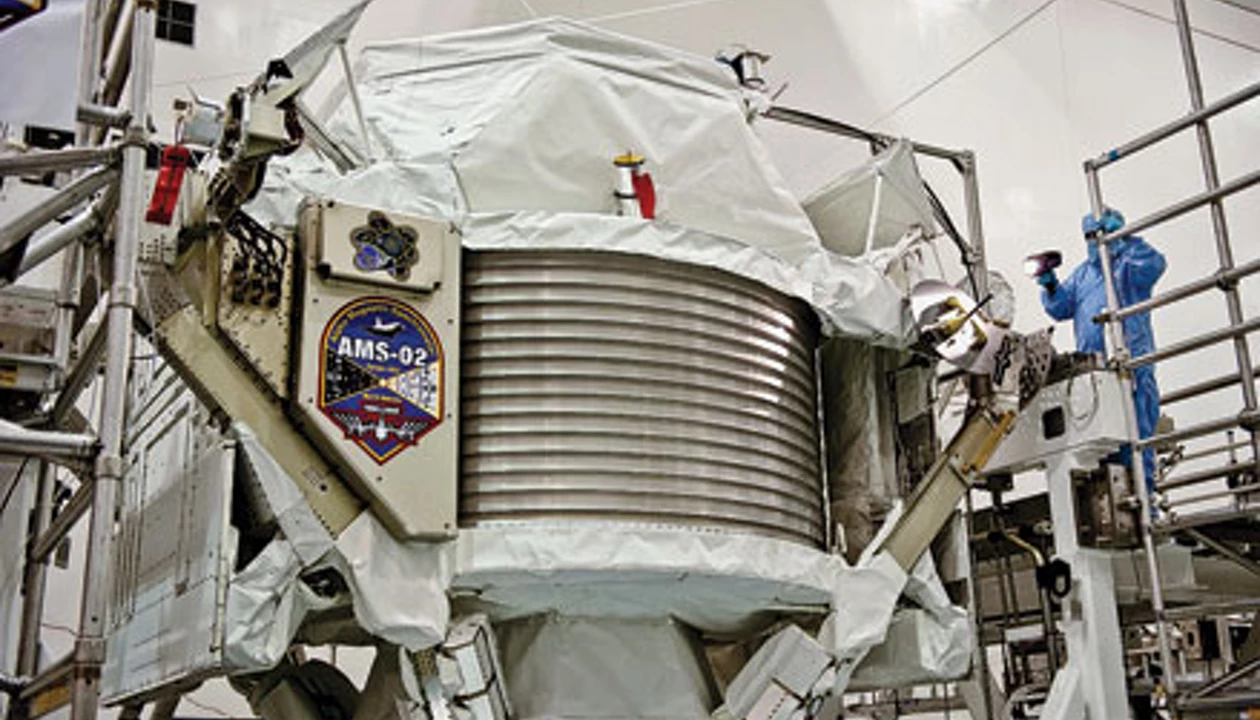 Cosmic Ray Detector Gets To Space Station