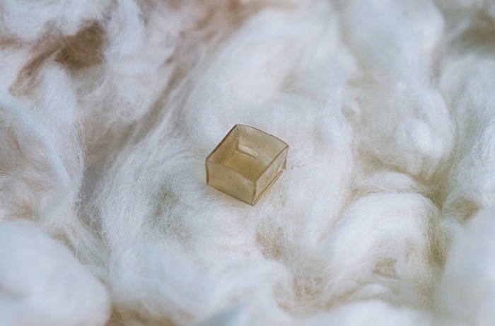 This plastic’s main ingredient is wool