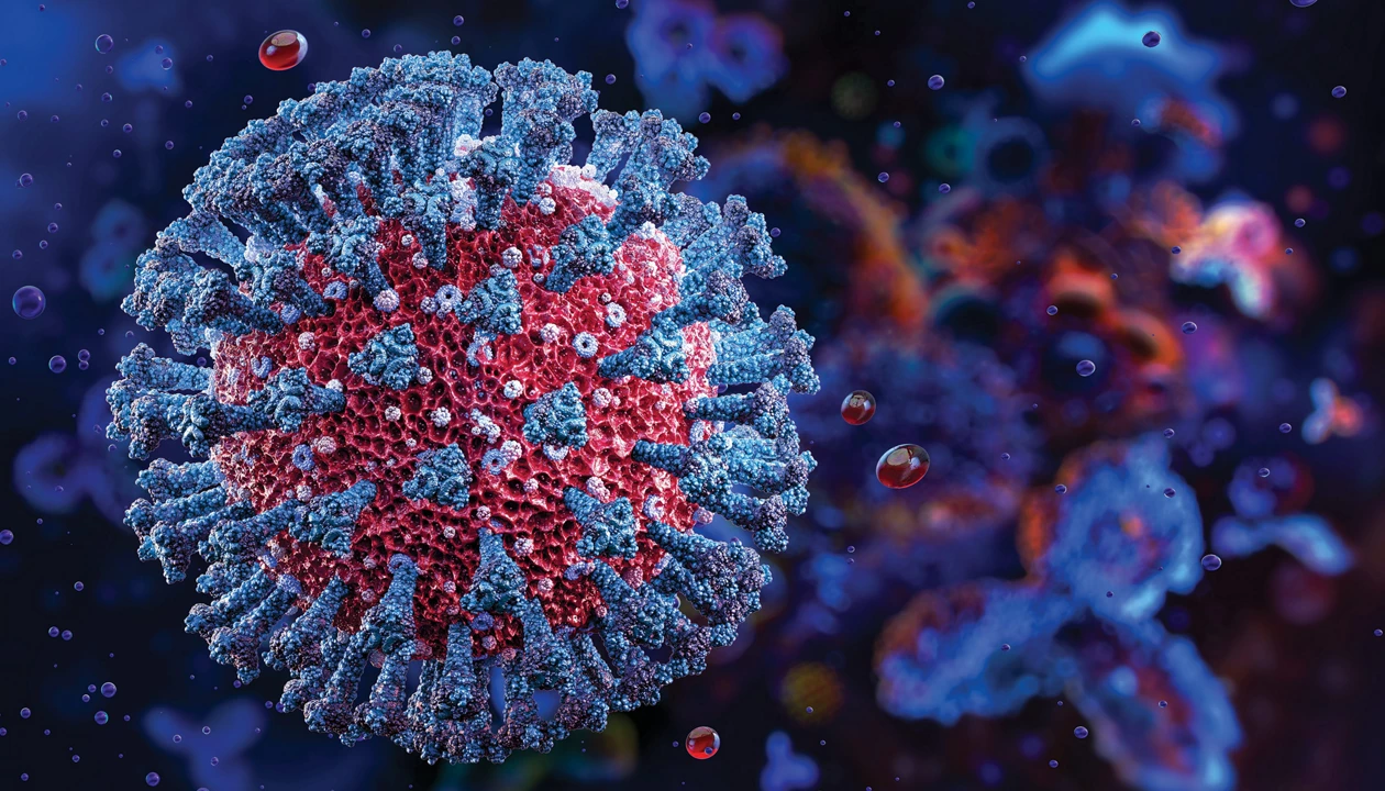 mRNA vaccine builds viruslike nanoparticles inside the body