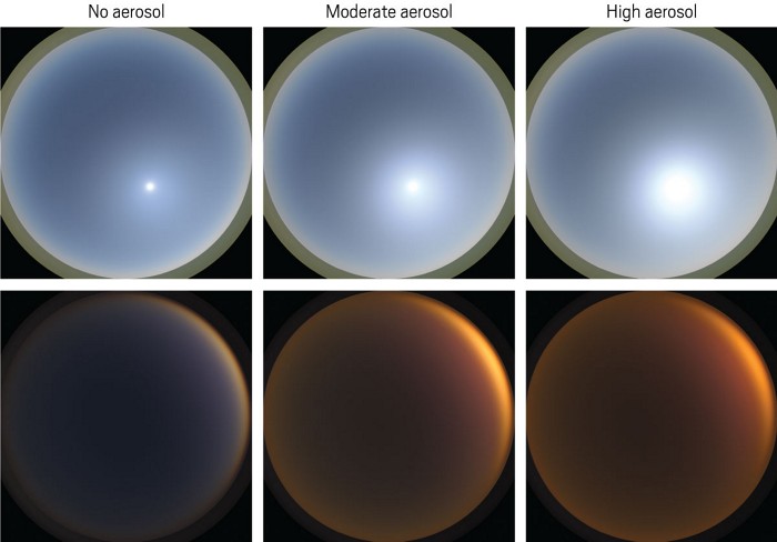 How solar geoengineering may change our skies