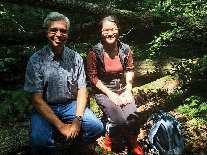The PFAS remediation researcher with a field test on pause