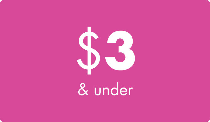 $3 & under price category