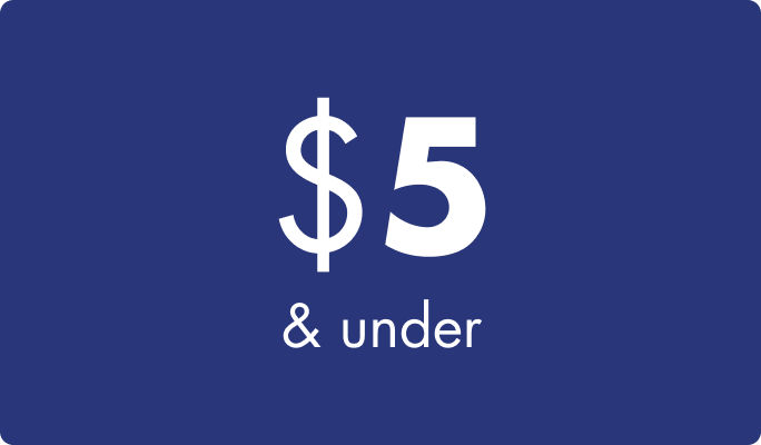 $5 & under price category