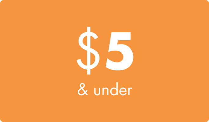 $5 & under price category