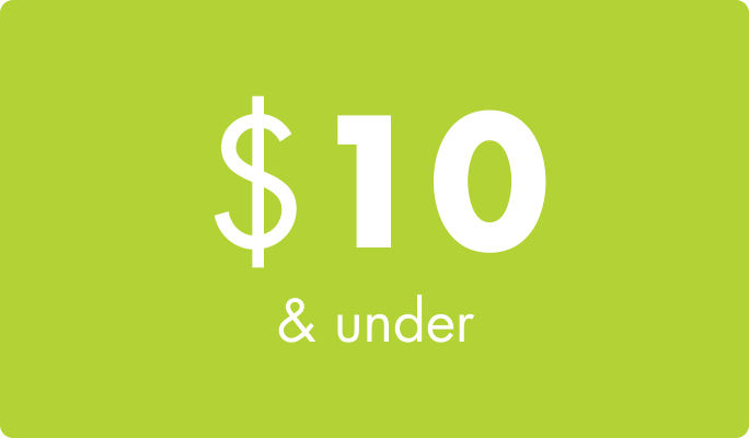 $10 & under price category