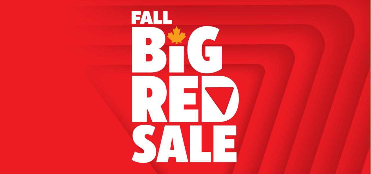 The Fall Big Red Sale has ended. Don't miss our next event for more ways to save on top brands and products.