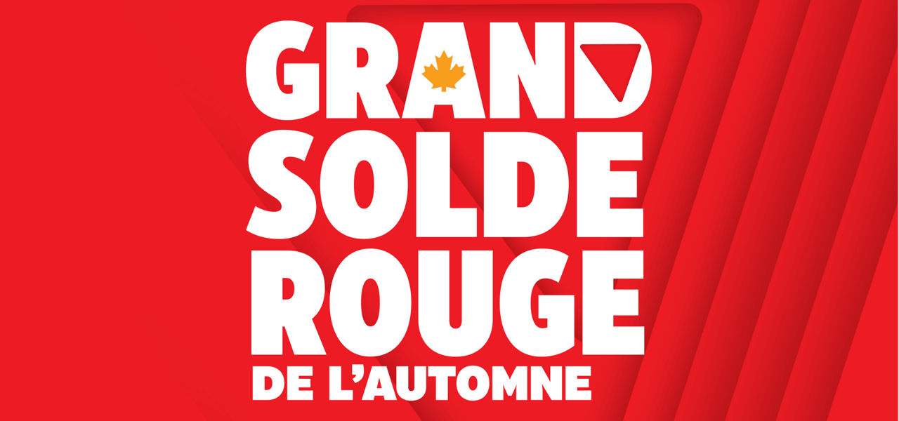 Le Grand Solde Rouge de l'automne est terminé 