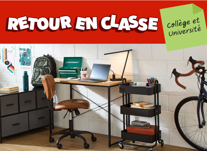 Magasinez des fournitures scolaires pour le collège et l’université.