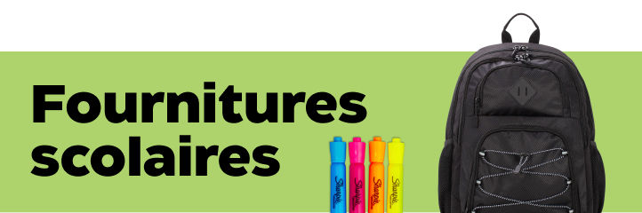 Magasinez des fournitures scolaires pour le collège et l’université.