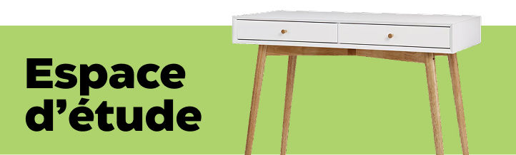 Magasinez les essentiels pour un espace d’étude au collège et à l’université. 