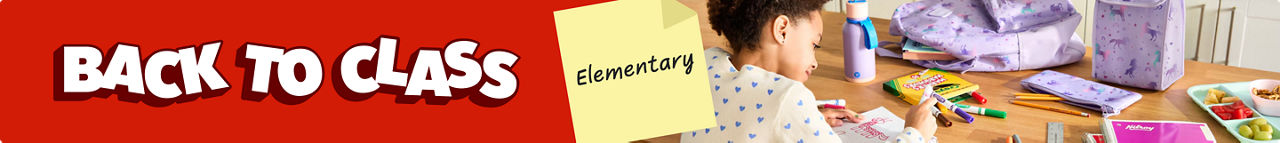 Shop Back to Class essentials for elementary school.