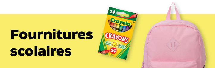 Magasiner les fournitures scolaires pour la rentrée en primaire.