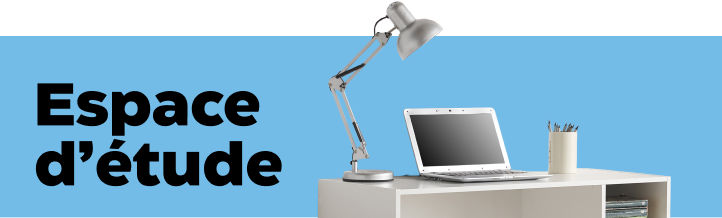 Magasinez les essentiels pour un espace d’étude pour le secondaire.
